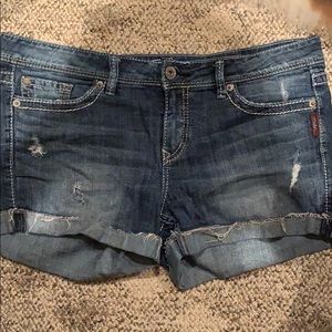 Size 34 Toni Silver Jean Shorts